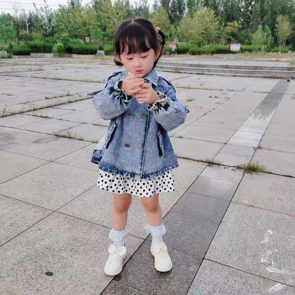 Lace Denim Jacket for Baby Toddler Girls