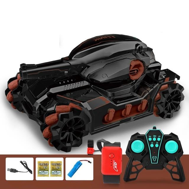 RC Car 4WD Tank Water Bomb Shooting Toy for kids