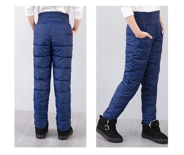Snow Pants Down Ski Trousers For Kids 4T-12T