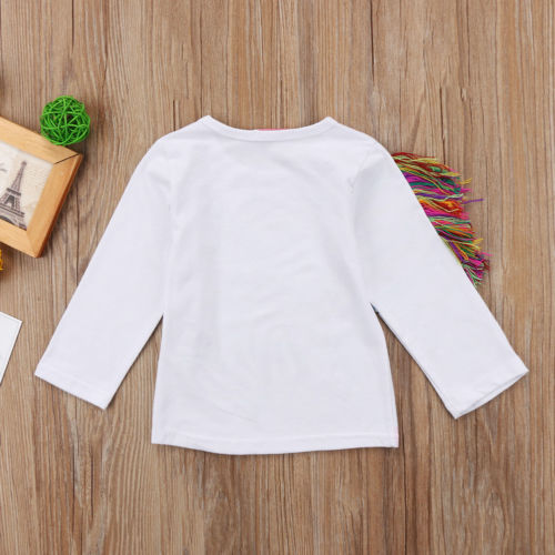 Unicorn Pastel Tops T-shirt for Girls 1-6 Years old - High-quality and Reasonable price - TWA