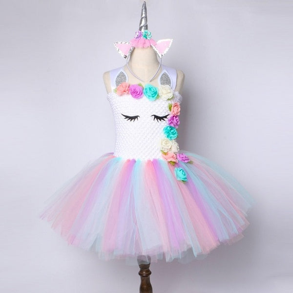 Unicorn Pastel Tutu Dress for Girls 1-14 Years old - High-quality and Reasonable price - TWA