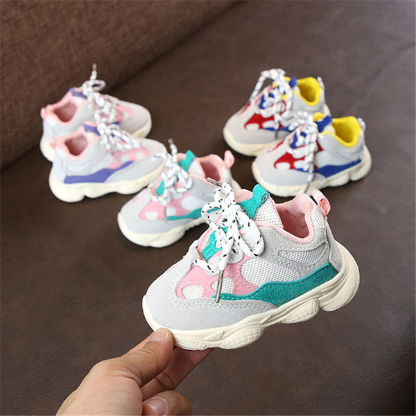 Toddler Running Shoes Stitching Color Sneaker - High-quality and Reasonable price - TWA