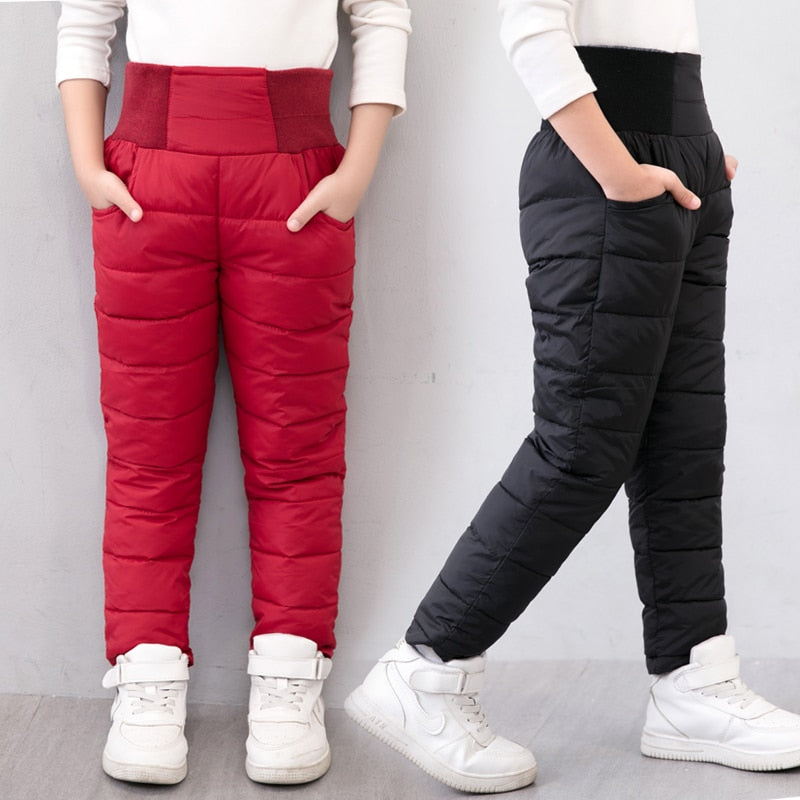 Snow Pants Down Ski Trousers For Kids 4T-12T