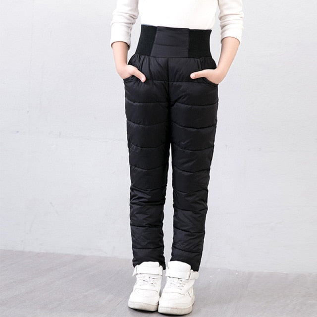 Snow Pants Down Ski Trousers For Kids 4T-12T