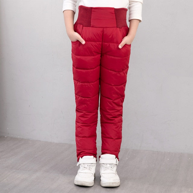 Snow Pants Down Ski Trousers For Kids 4T-12T