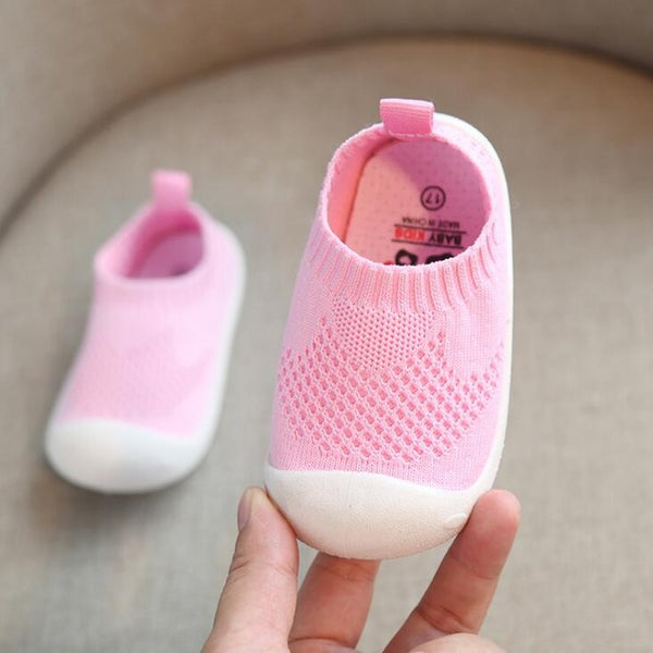 Toddler Mesh Shoes Soft Bottom Non-slip First Walker Sneakers - High-quality and Reasonable price - TWA