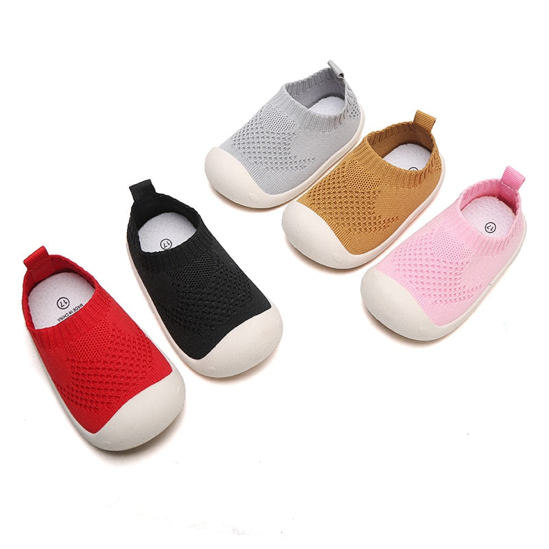 Toddler Mesh Shoes Soft Bottom Non-slip First Walker Sneakers - High-quality and Reasonable price - TWA