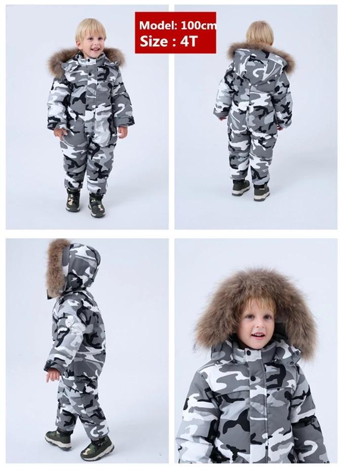 Camouflage Baby Toddler Snowsuits Warm Jumpsuits For Boys Girls - High-quality and Reasonable price - TWA